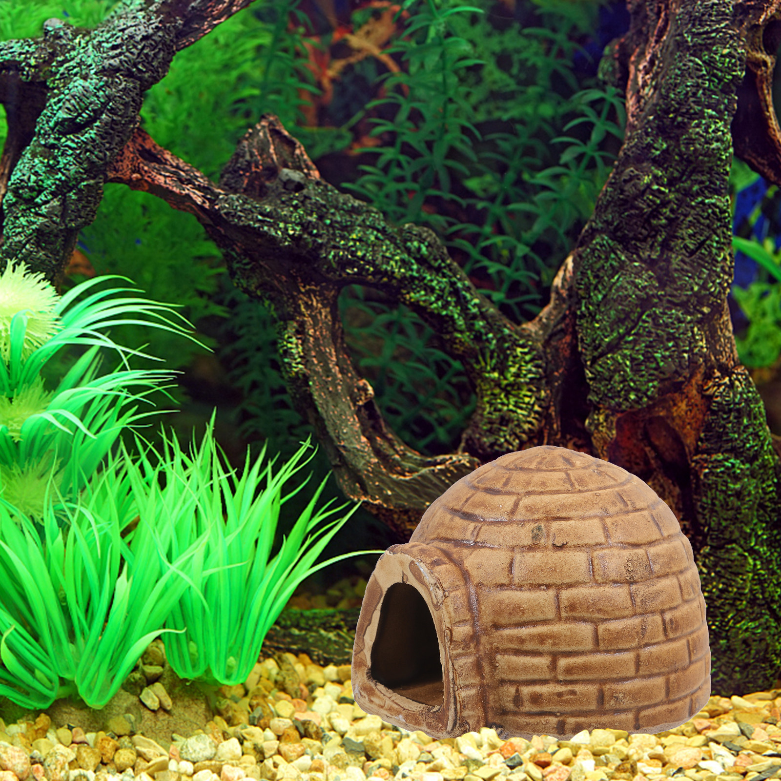 Hide Cave Ceramic - Ceramic Pleco Caves Aquarium Fish Shrimp