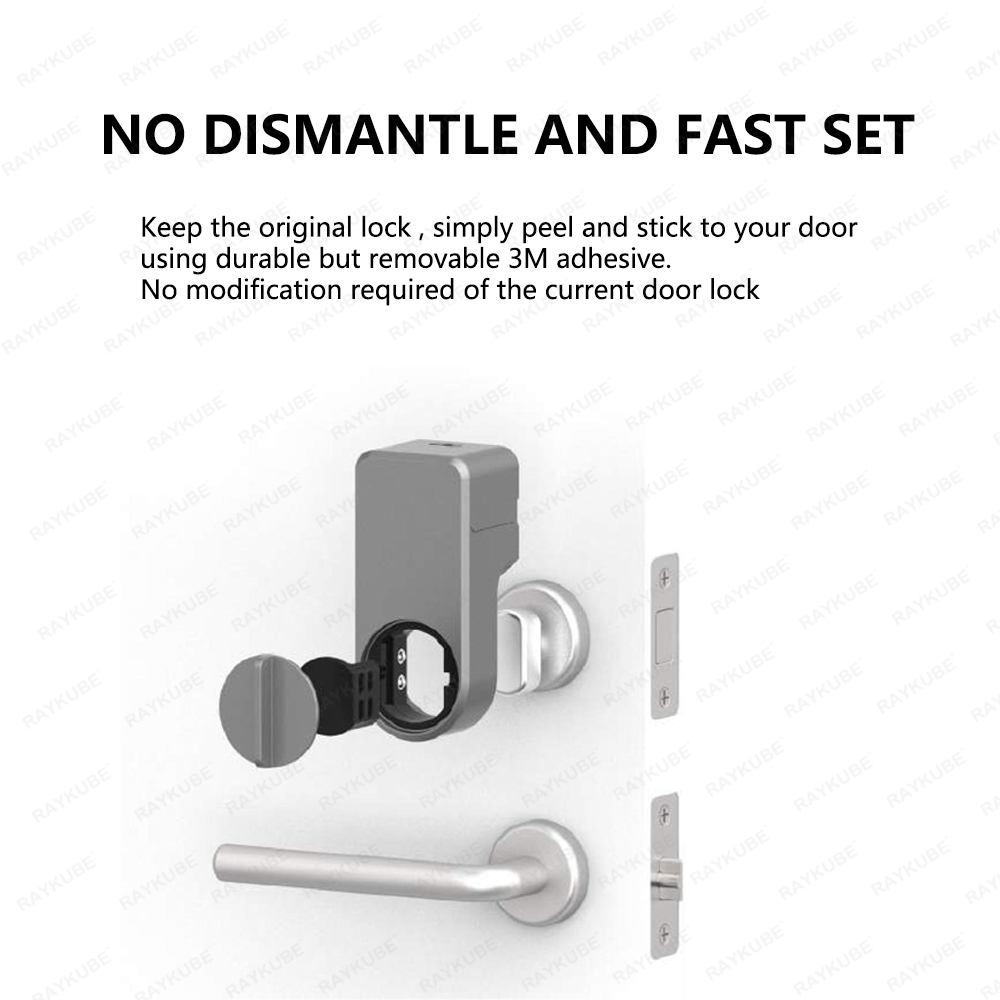 RAYKUBE A1 Pro Tuya BEL Smart  - Glass Door Hinge reseña y precio