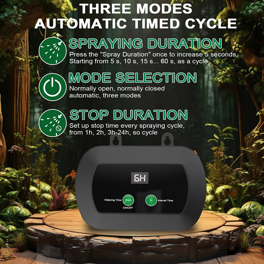 Automatic Reptile Mist Sprinkl - Terrarium Fogger Ultrasonic reseña y precio