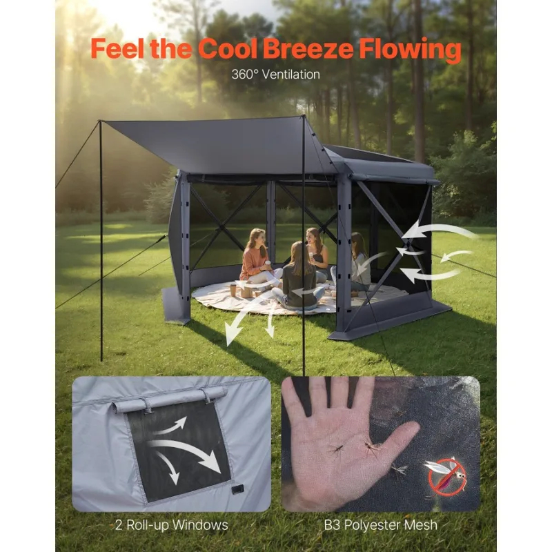 12x12ft 6 Sided Up Screen Gaze - Screen Top Mesh reseña y precio
