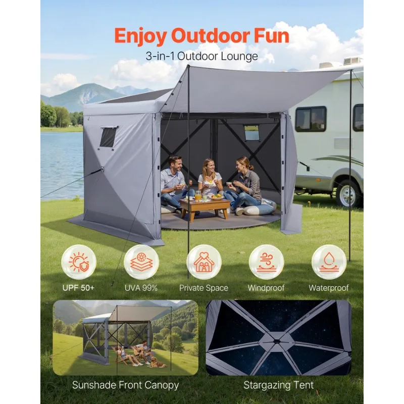 12x12ft 6 Sided Up Screen Gaze - Screen Top Mesh reseña y precio