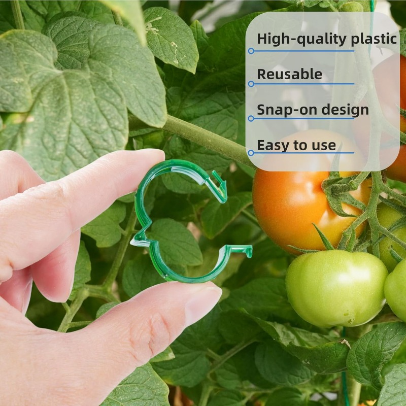 600/10x Plant Support Clips Cl - Vine Climbing Plastic reseña y precio