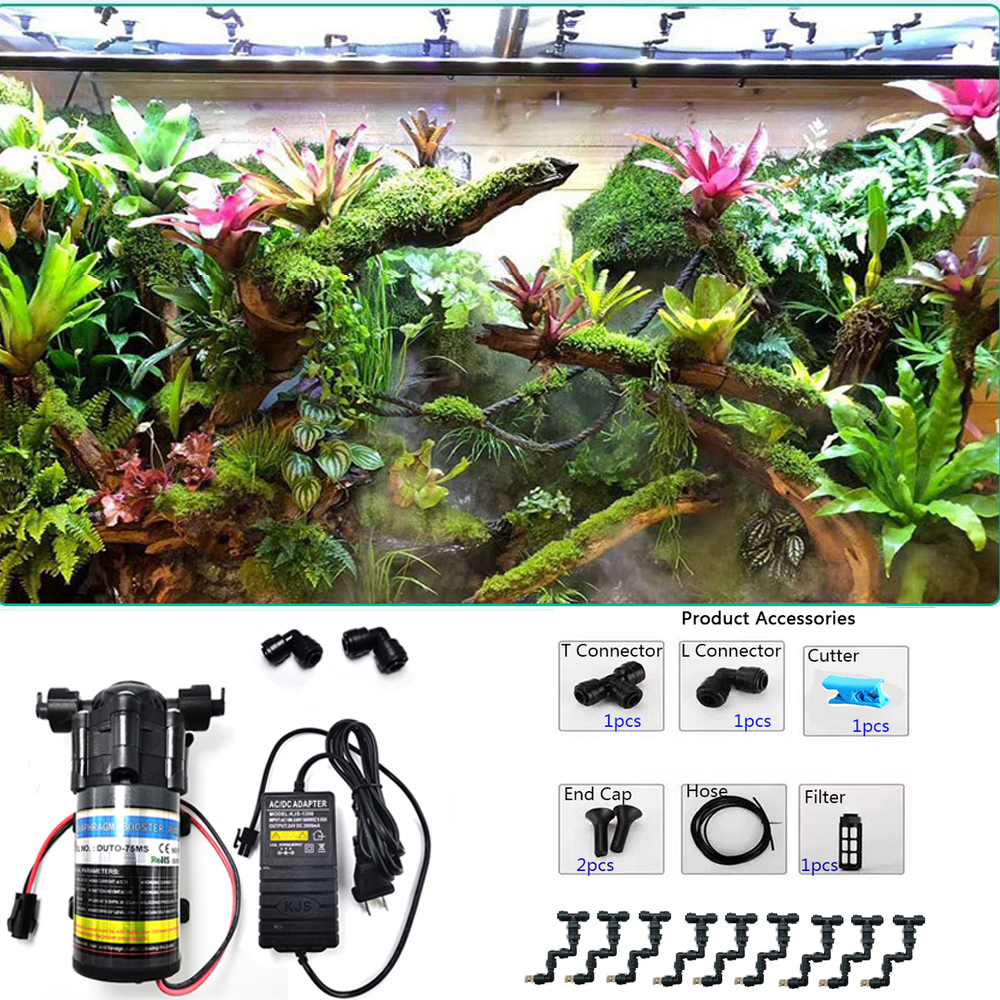 Reptile Pet Fogger Silent Pump - Terrarium Fogger Ultrasonic reseña y precio