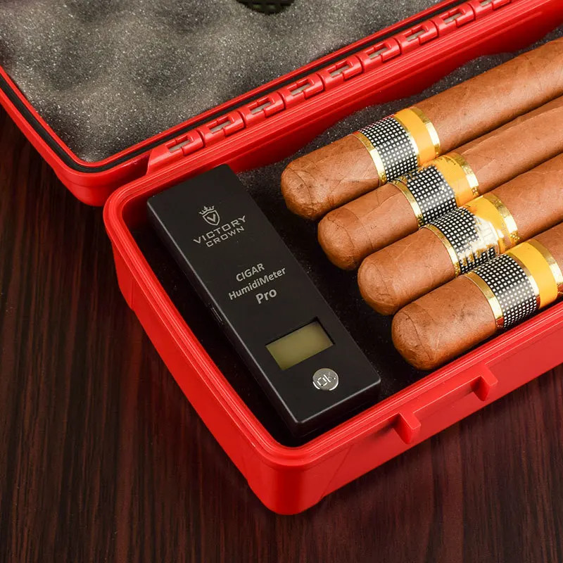 Cigar Moisture Meter Hygromete - Digital Hygrometer Probe reseña y precio