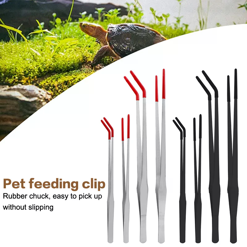 Stainless Steel Reptile Feedin - Feeding Tong Stainless reseña y precio