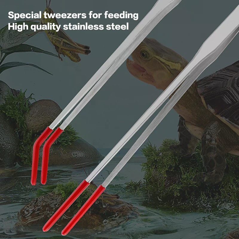 Stainless Steel Reptile Feedin - Feeding Tong Stainless reseña y precio