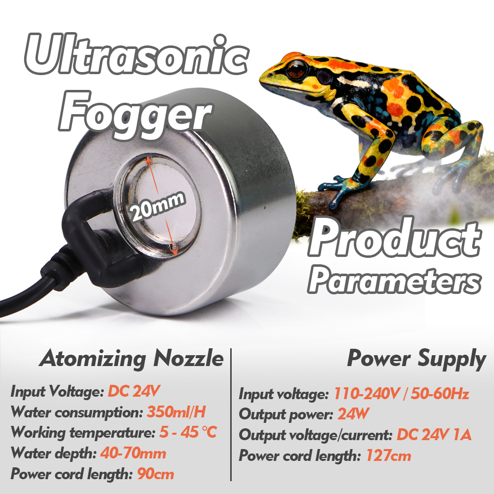 Ultrasonic Fogger w/ Water Sen - Terrarium Fogger Ultrasonic reseña y precio