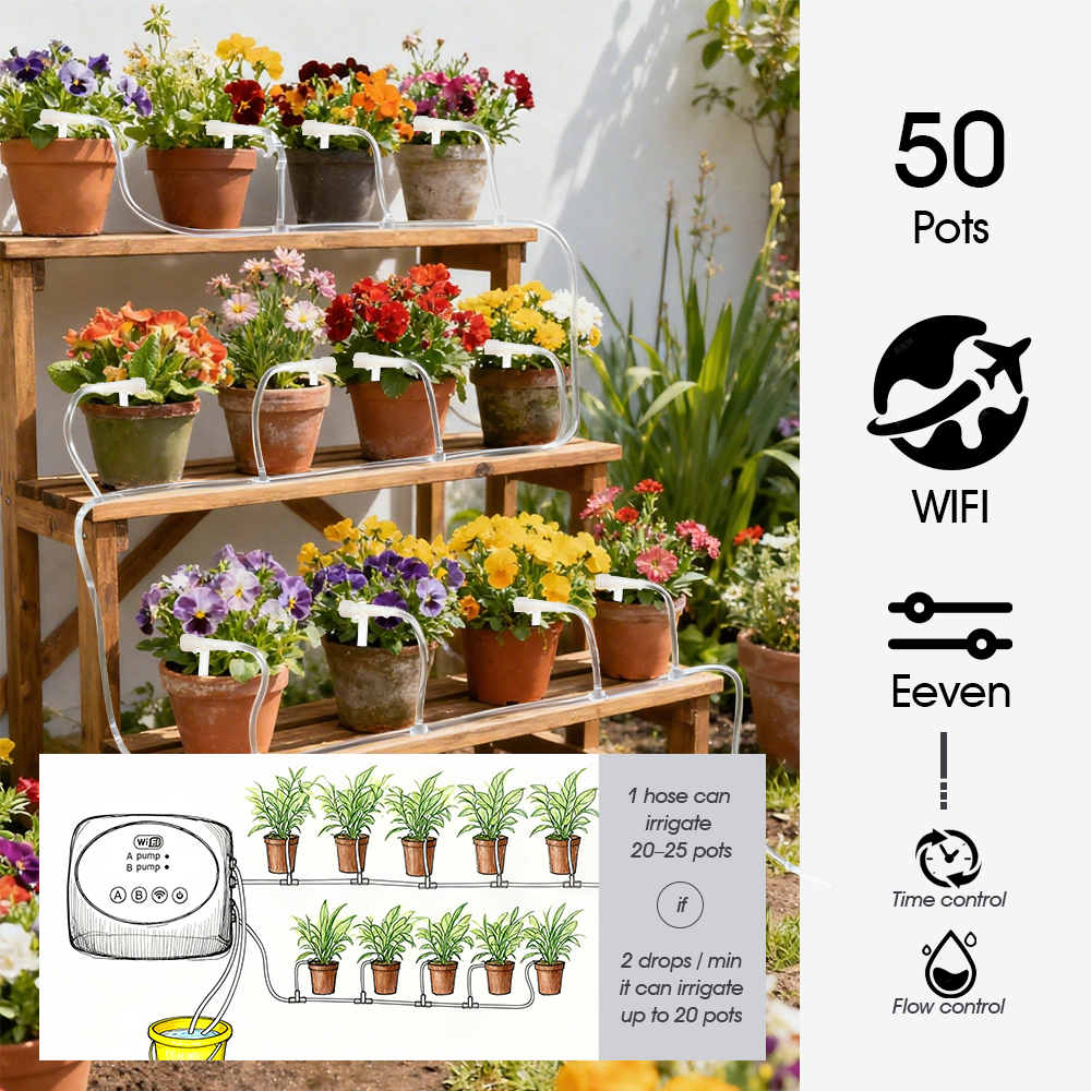 Garden Smart Dual Outlets Pump - Timer Dual Outlet reseña y precio
