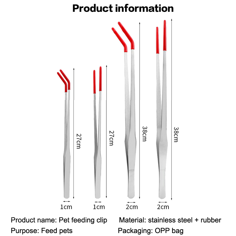 Stainless Steel Fish Tank Main - Feeding Tong Stainless reseña y precio