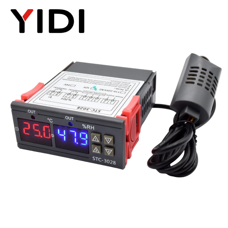 STC-3028 LED Digital Thermosta - Digital Hygrometer Probe reseña y precio