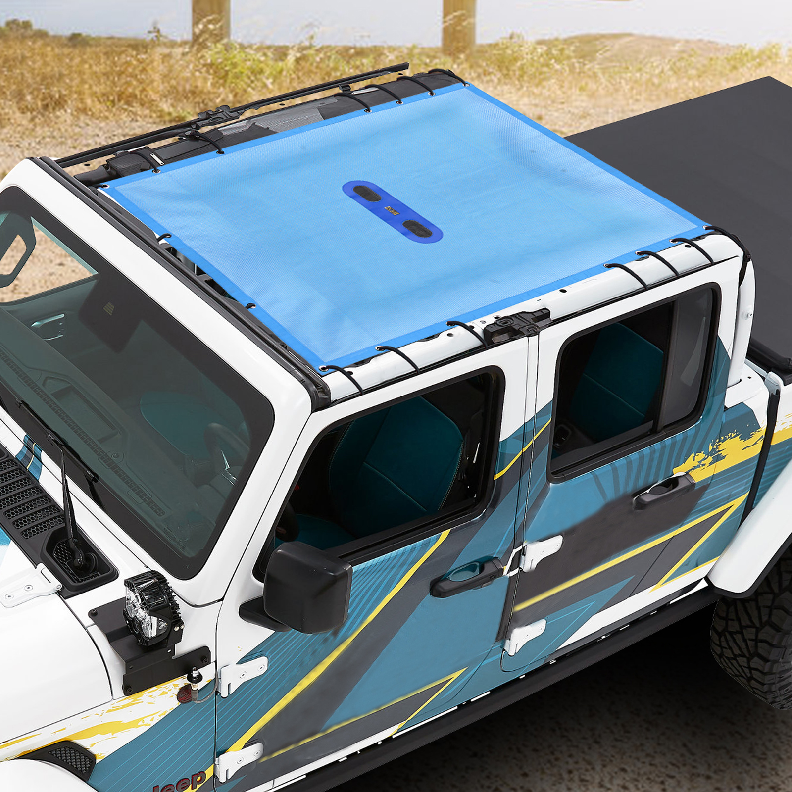 For Jeep Gladiator JT 4 Door A - Screen Top Mesh reseña y precio