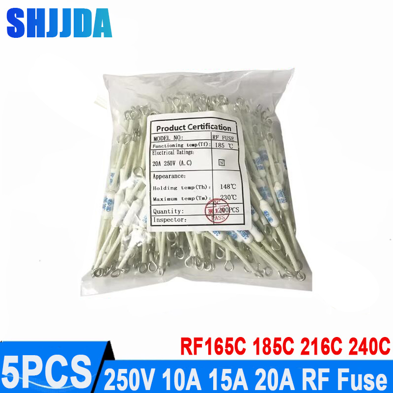 5Pcs Ceramic Thermal Fuse 250V - Ceramic Heat Emitter reseña y precio