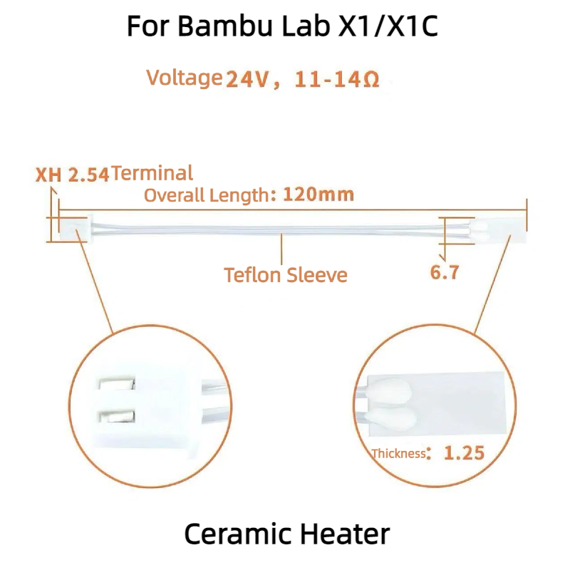 Dedicated 3D Printer Accessory - Ceramic Heat Emitter reseña y precio