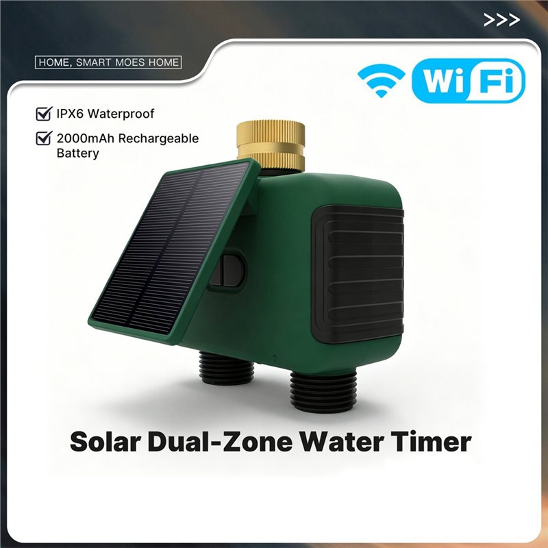 A25F-Tuya Wifi Smart Solar Dua - Timer Dual Outlet reseña y precio