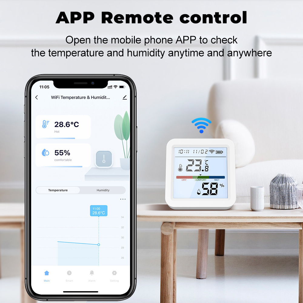 ONENUO Tuya WIFI Temperature H - Digital Hygrometer Probe reseña y precio