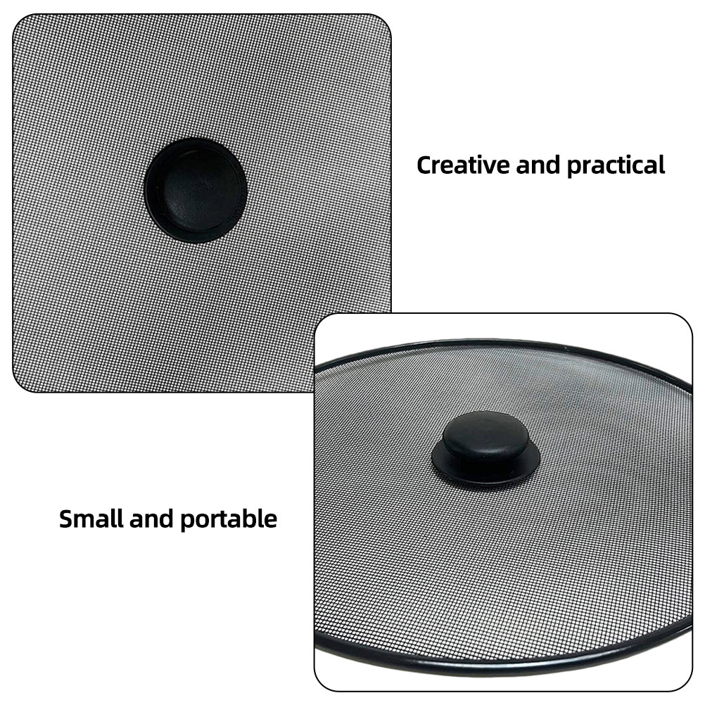 2Pcs Stainless Steel Splatter  - Screen Top Mesh reseña y precio