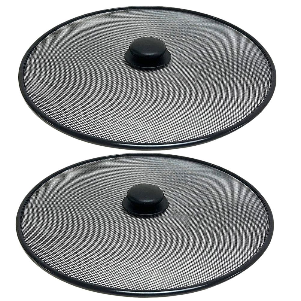 2Pcs Stainless Steel Splatter  - Screen Top Mesh reseña y precio