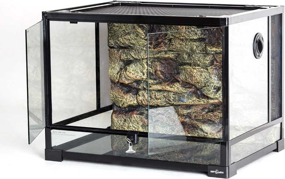 34 Gallon Reptile Glass Terrar - Glass Door Hinge reseña y precio