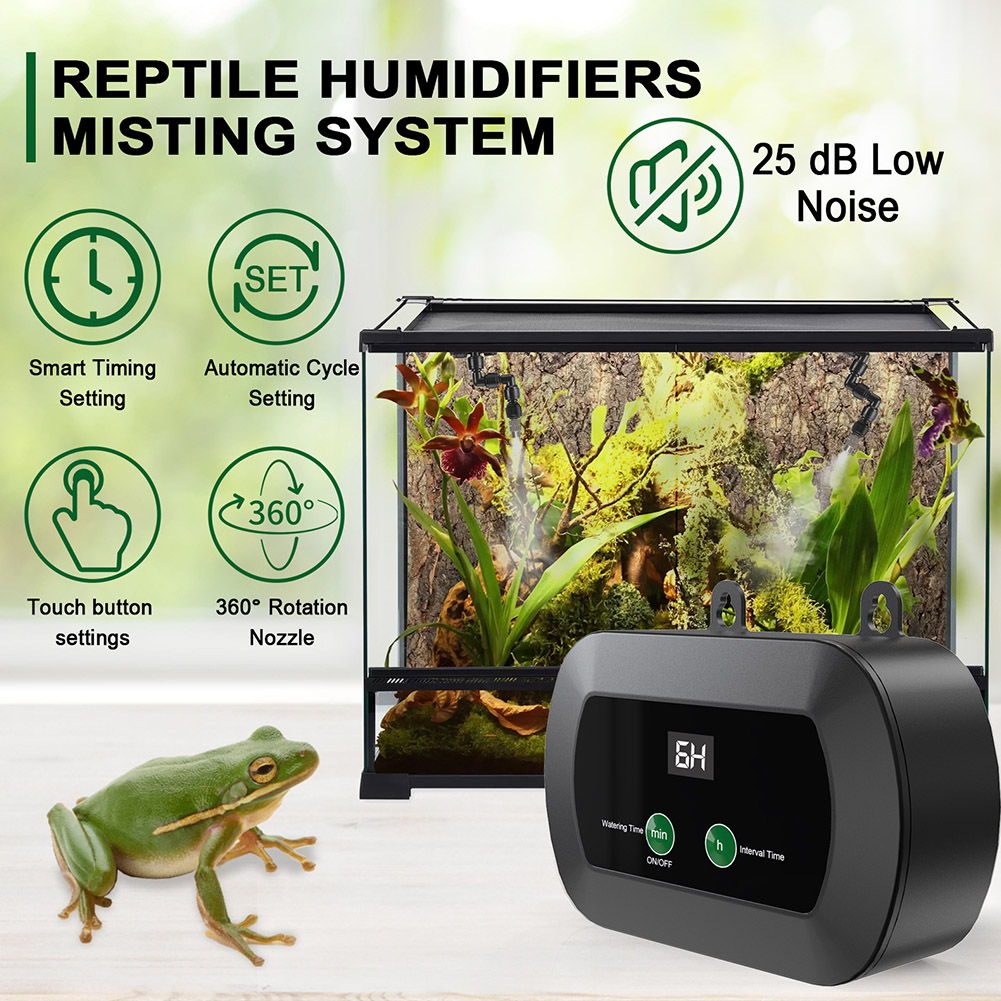 Automatic Reptile Mist Sprinkl - Misting Nozzle Reptile reseña y precio