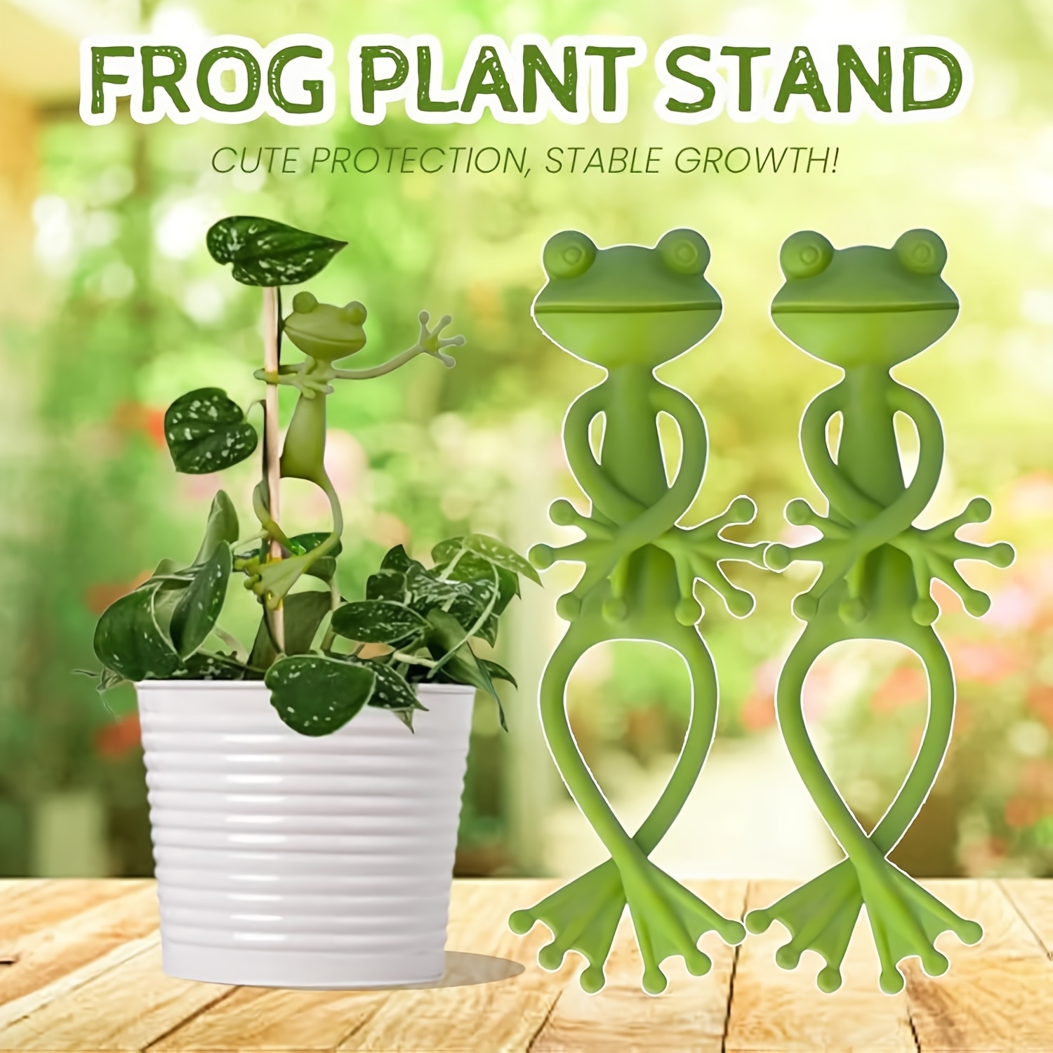 Creative Green Frog Plant Fixi - Vine Climbing Plastic reseña y precio