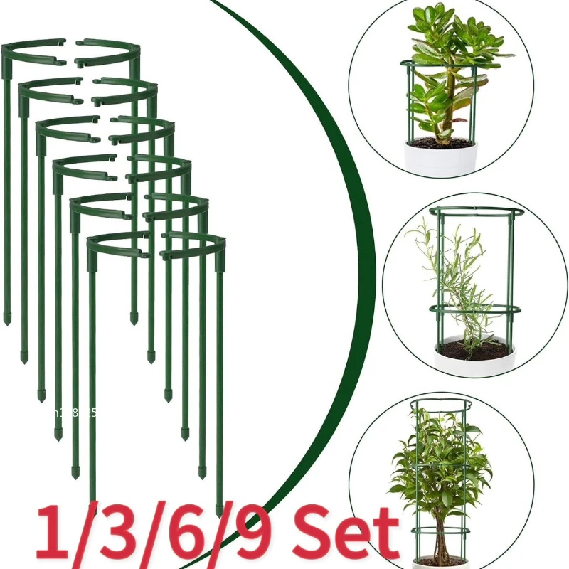 1-9set Plastic Plant Support P - Vine Climbing Plastic reseña y precio