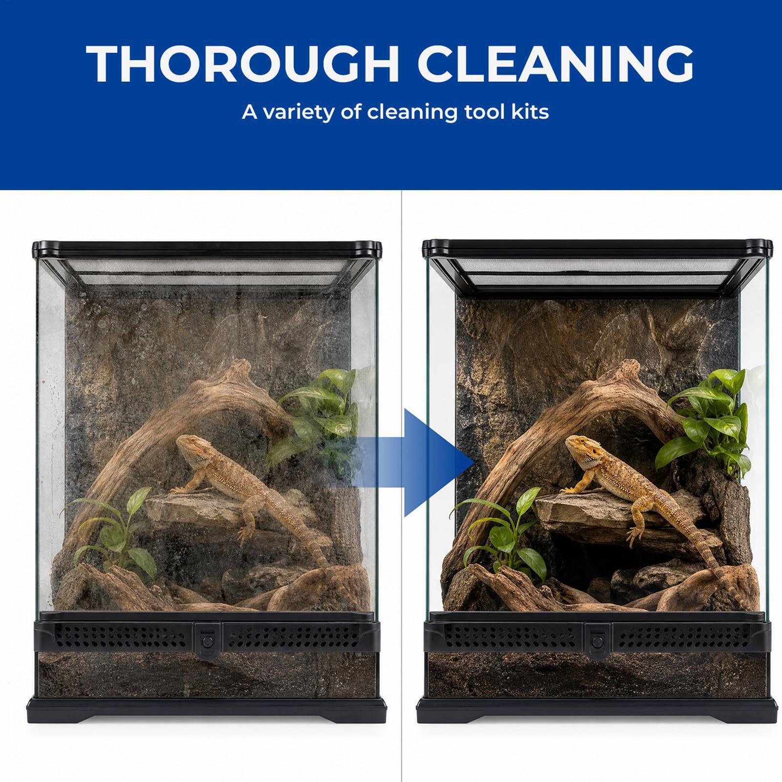 Bearded Dragon Tank Cleaning K - Feeding Tong Stainless reseña y precio