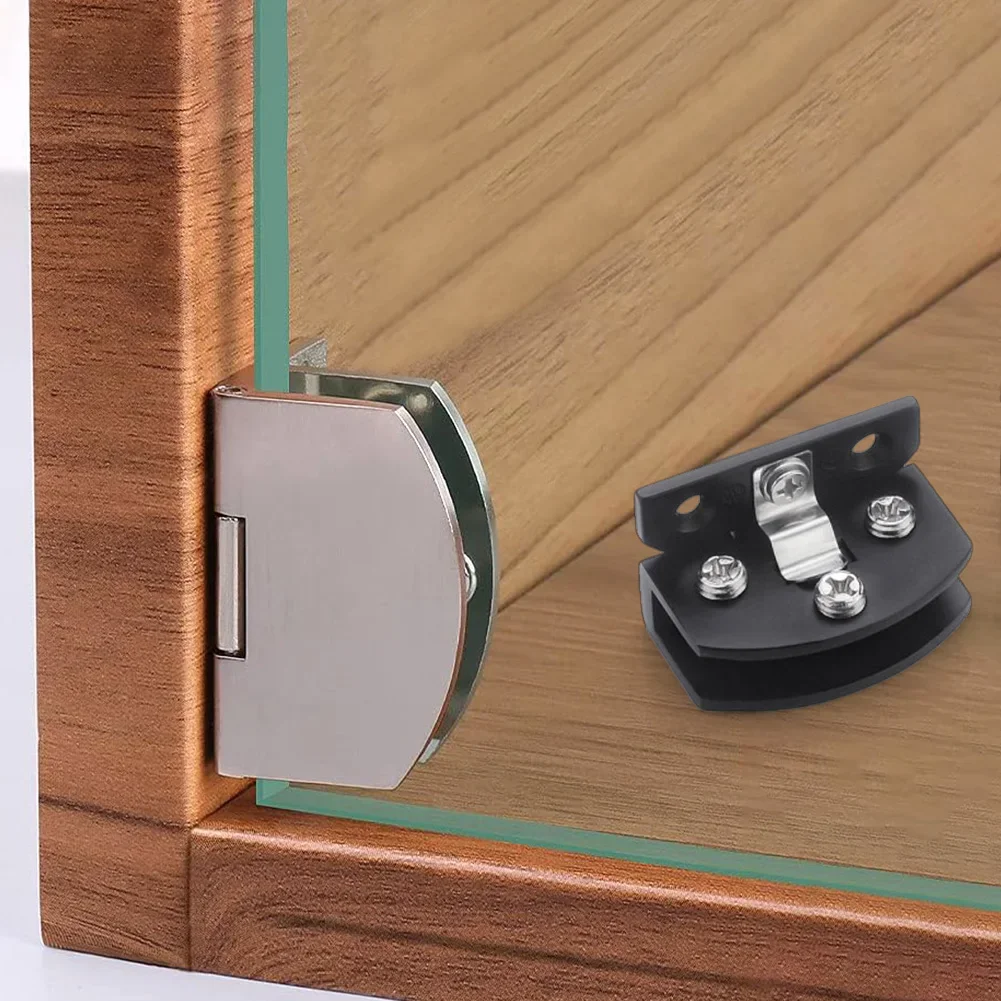 Glass Door Hinge Clamps Stainl - Glass Door Hinge reseña y precio