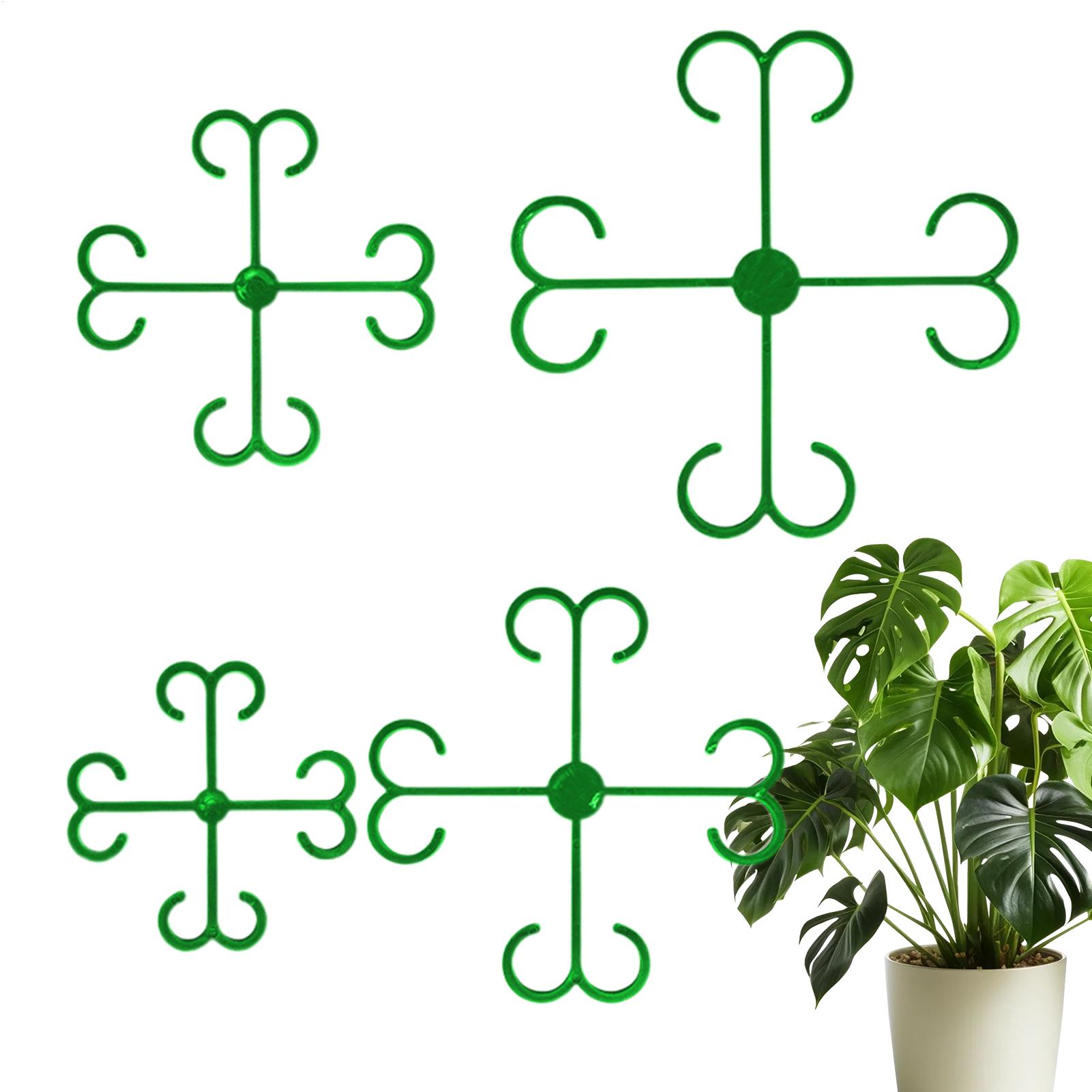 4Pcs Plant Stem Support Clips  - Vine Climbing Plastic reseña y precio