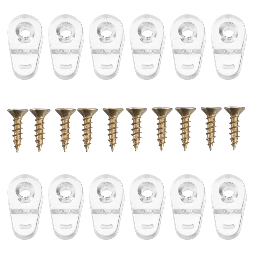 20Pcs Glass Door Clips Fixing  - Glass Door Hinge reseña y precio
