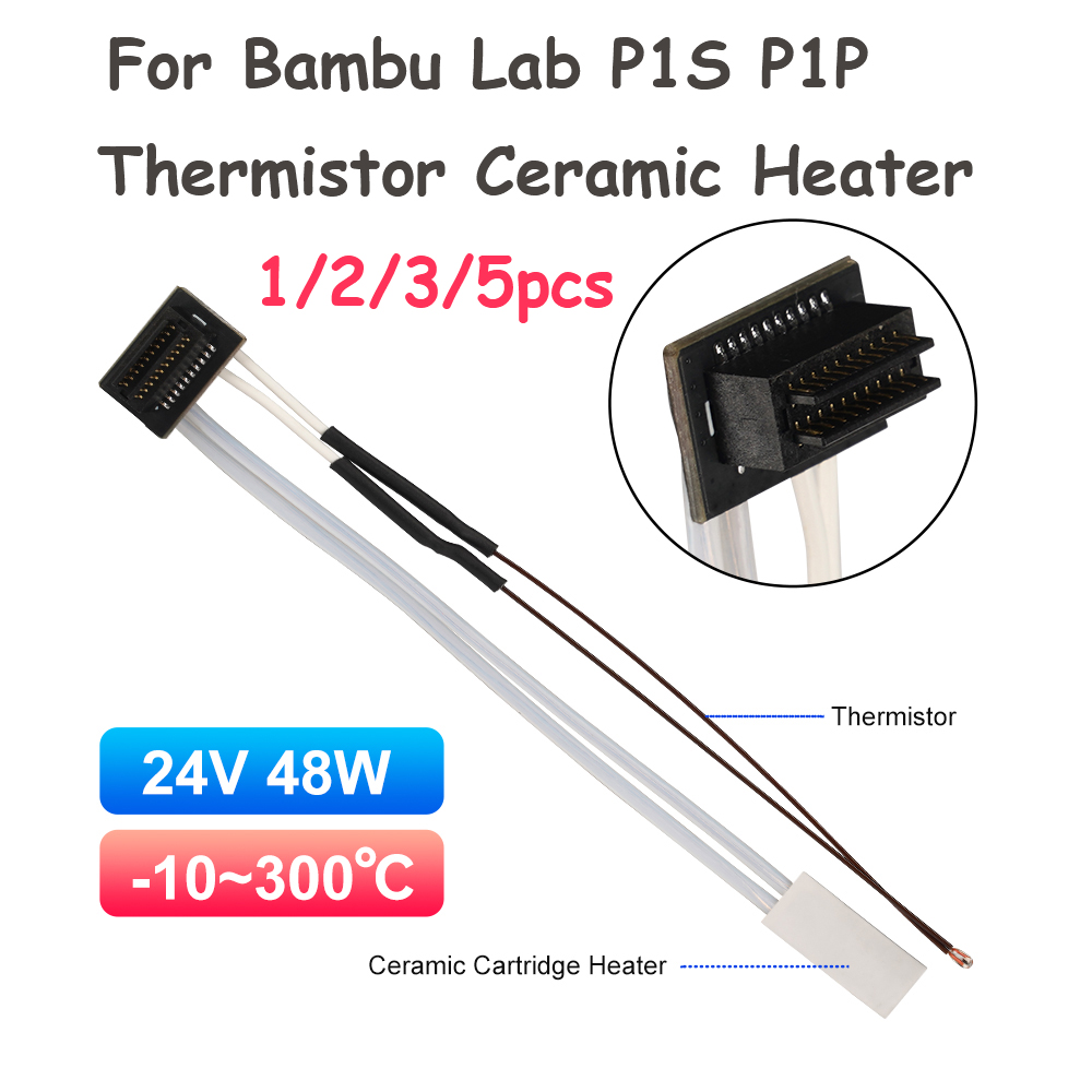 For Bambu Lab P1S P1P Thermist - Ceramic Heat Emitter reseña y precio