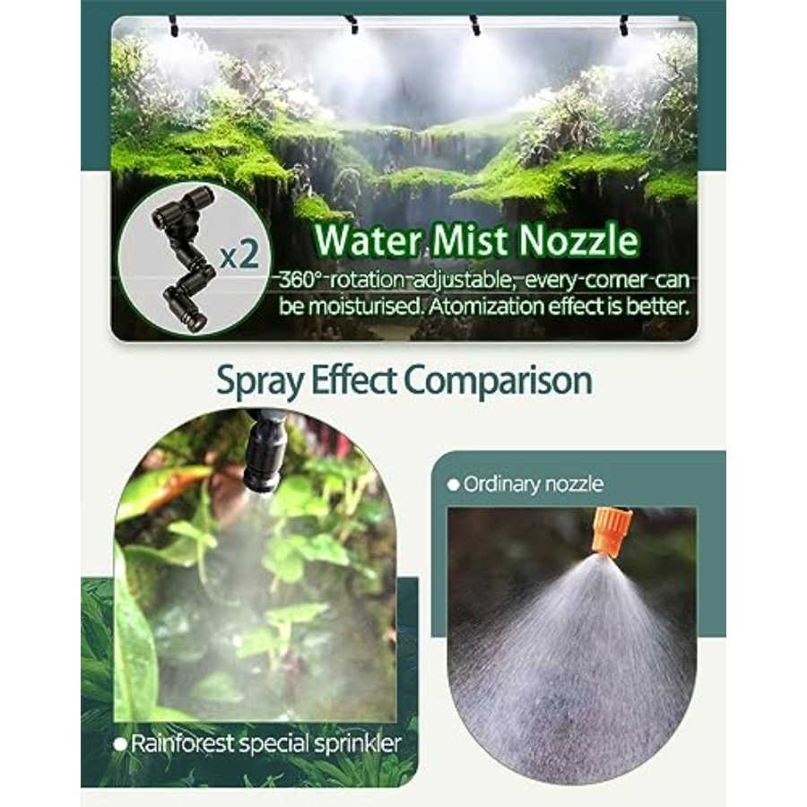 Automatic Reptile Mister Syste - Misting Nozzle Reptile reseña y precio