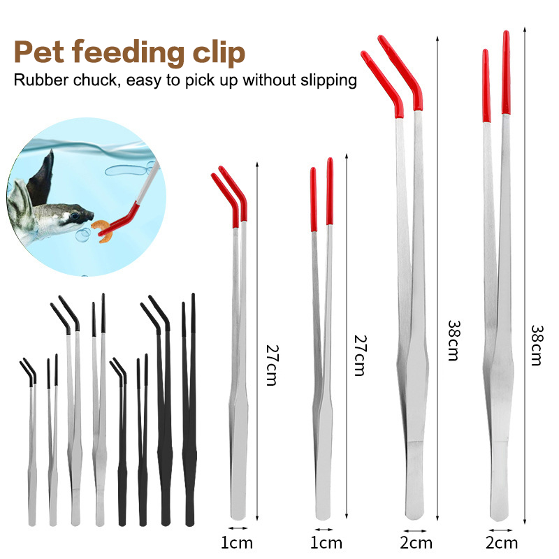 Stainless Steel Reptile Feedin - Feeding Tong Stainless reseña y precio