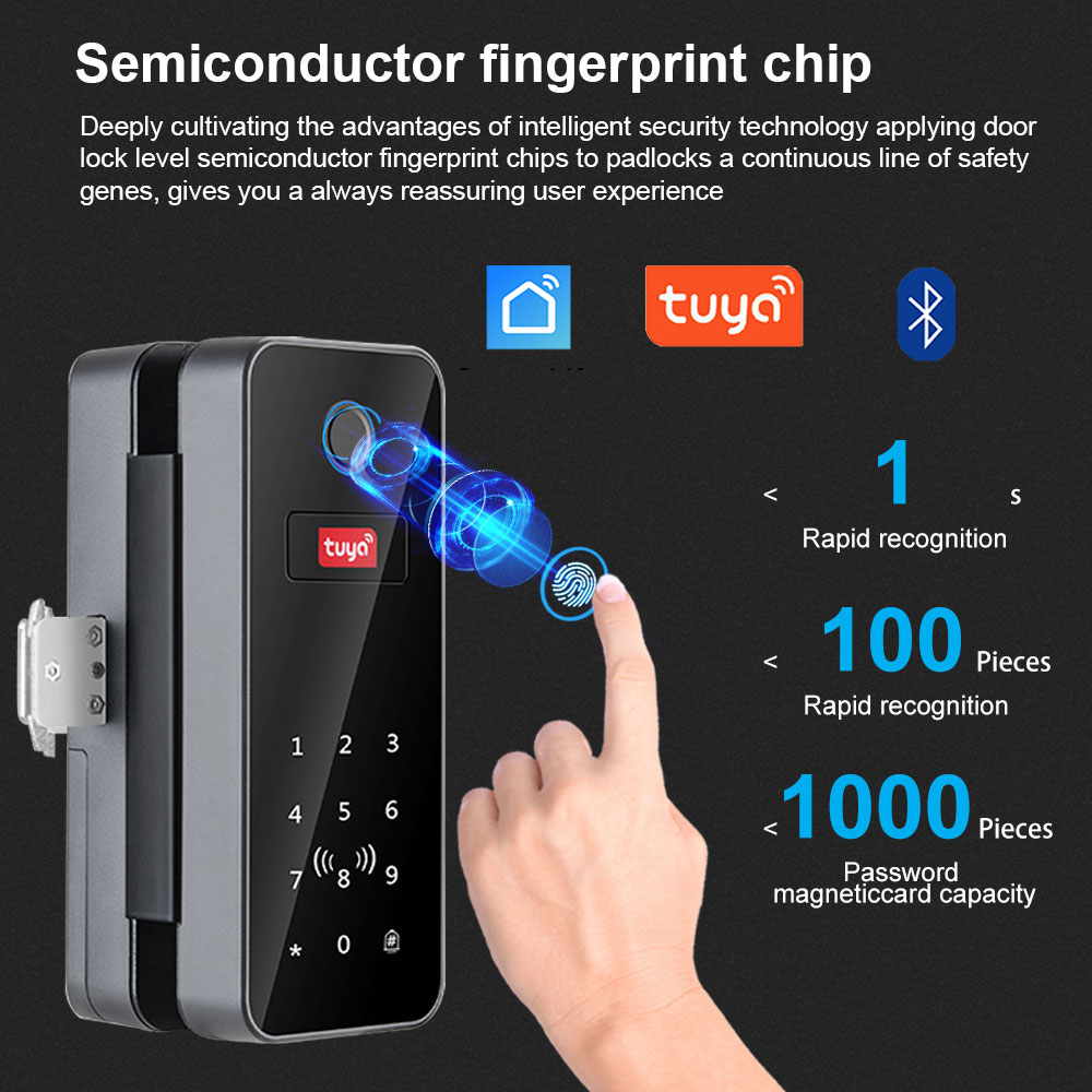 BSTuokey Multifunctional Smart - Glass Door Hinge reseña y precio