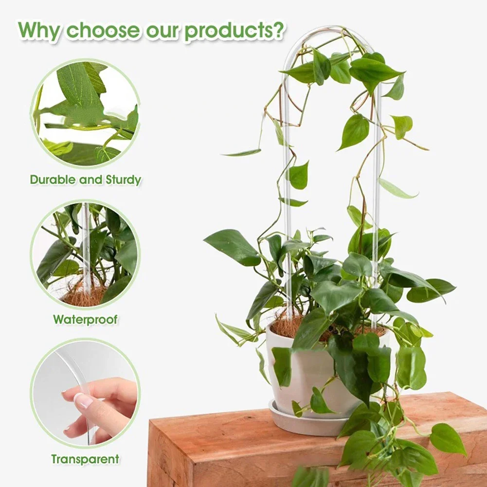 U Shaped Acrylic Trellis Suppo - Vine Climbing Plastic reseña y precio