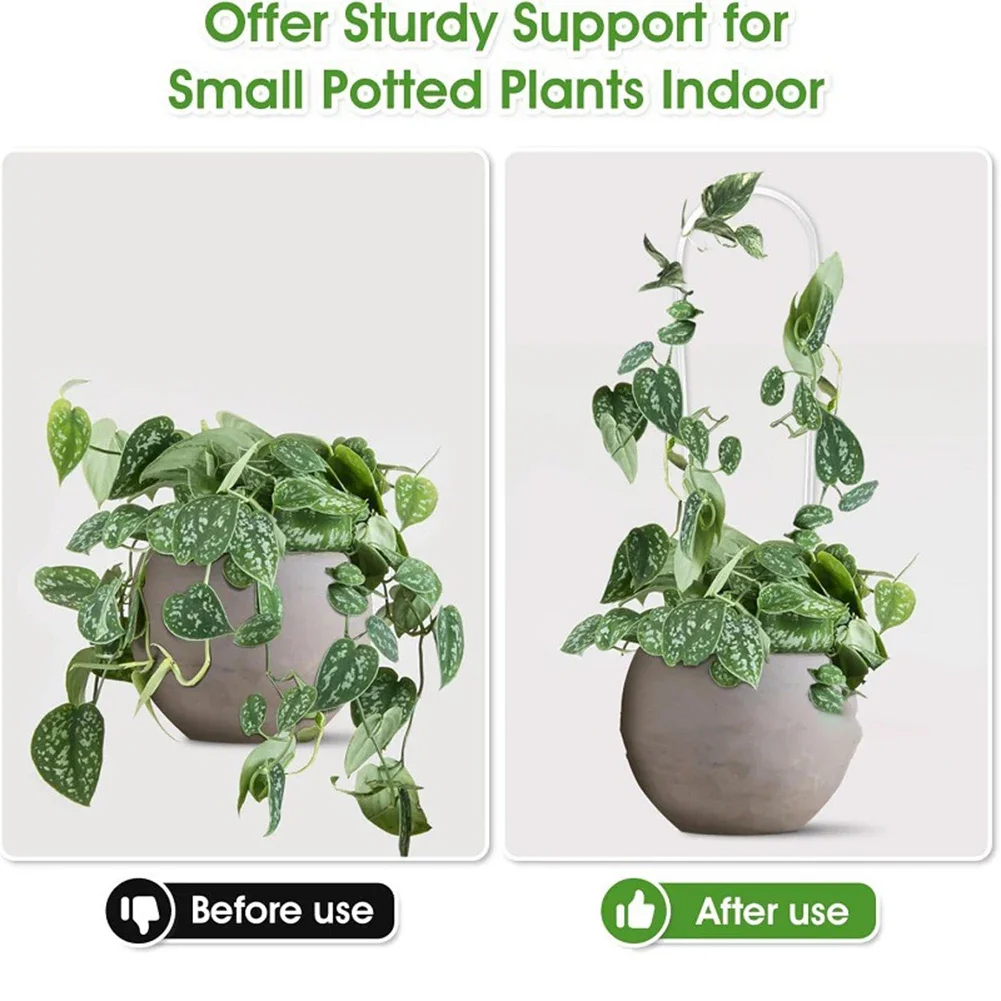 U Shaped Acrylic Trellis Suppo - Vine Climbing Plastic reseña y precio