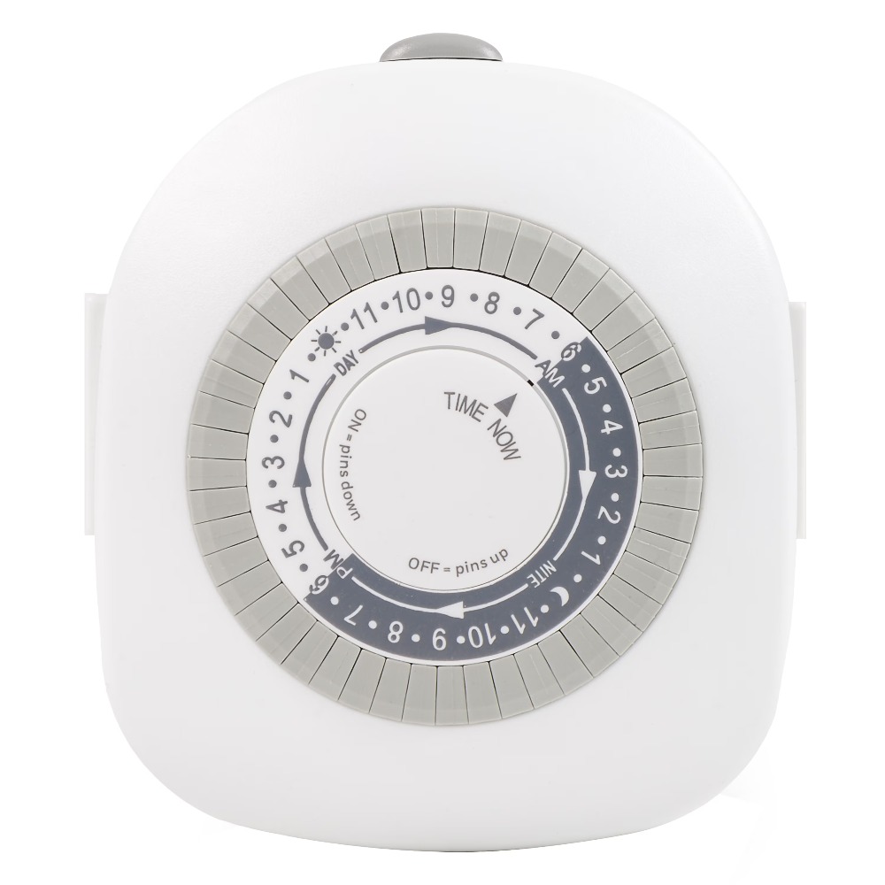Indoor Heavy Duty Analog Timer - Timer Dual Outlet reseña y precio