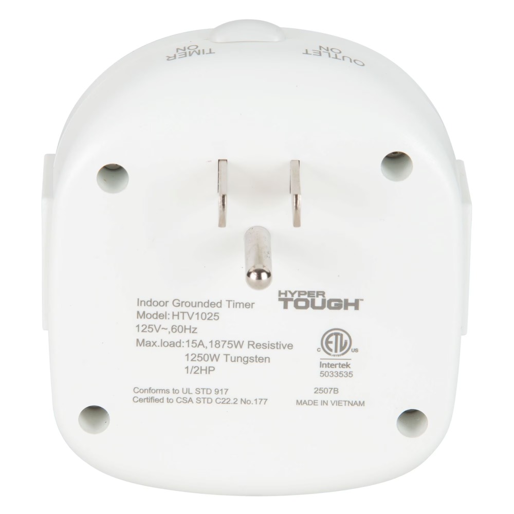 Indoor Heavy Duty Analog Timer - Timer Dual Outlet reseña y precio