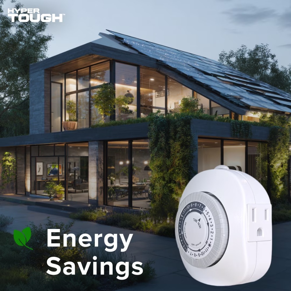 Indoor Heavy Duty Analog Timer - Timer Dual Outlet reseña y precio