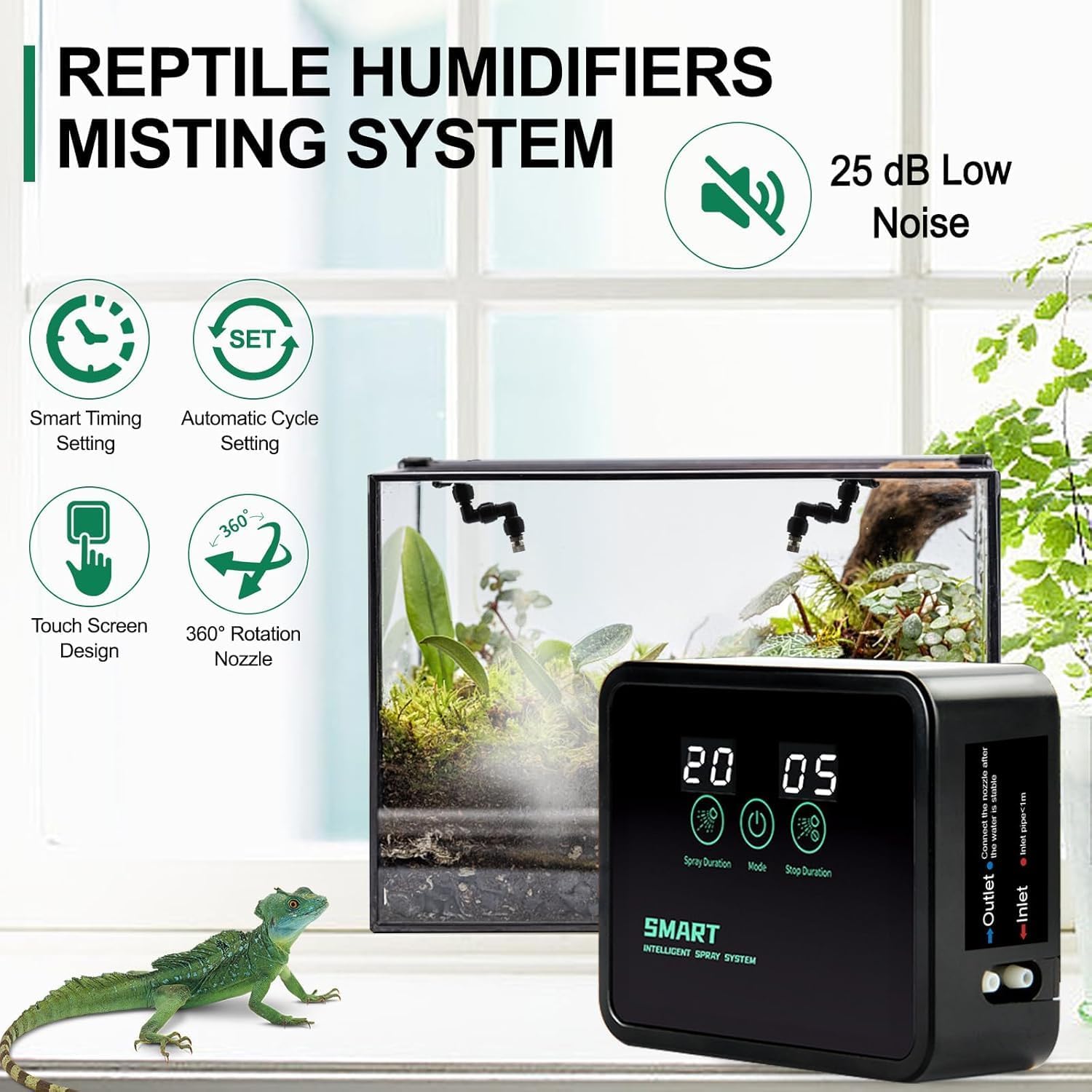 Reptile Humidifiers Smart Mist - Misting Nozzle Reptile reseña y precio