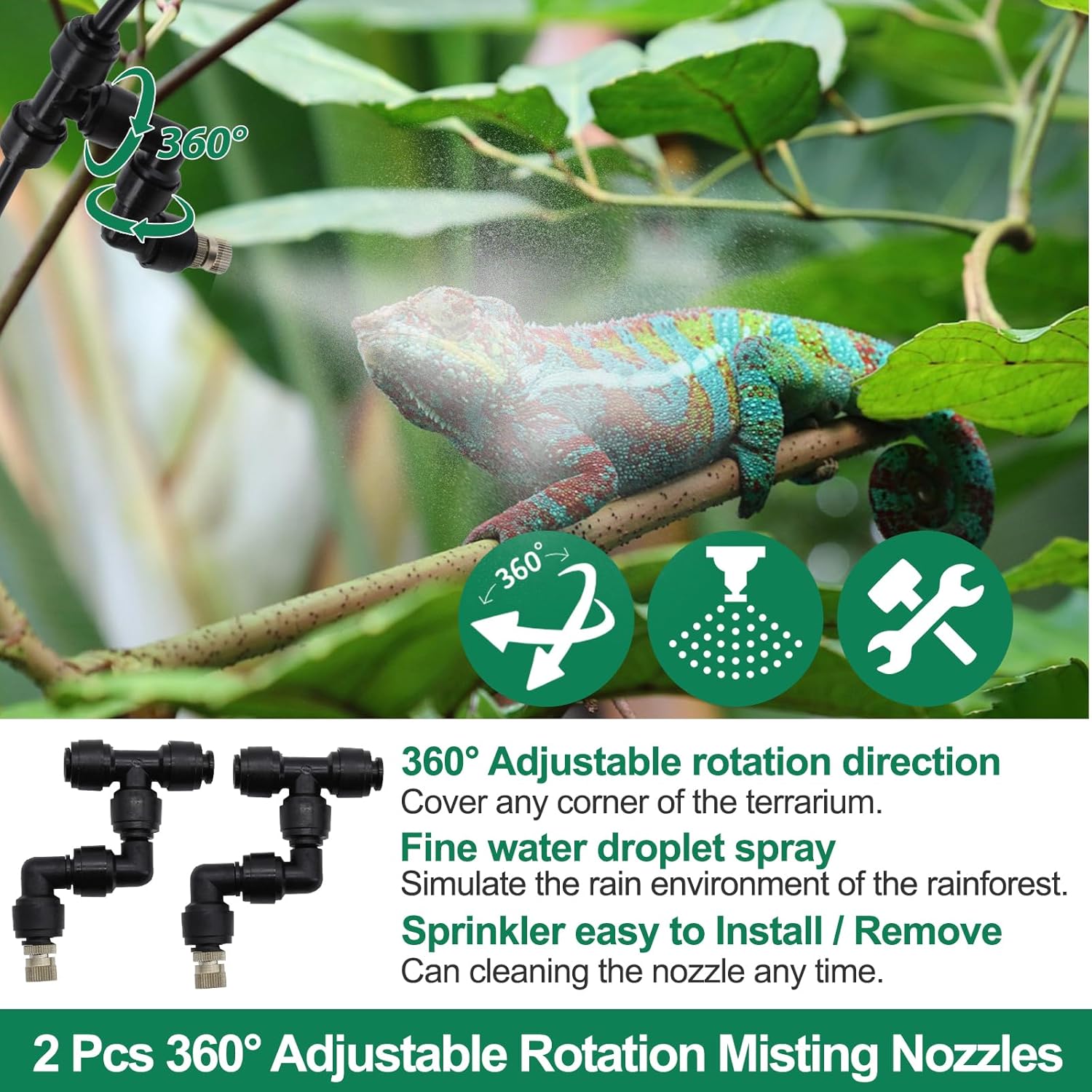 Reptile Humidifiers Smart Mist - Misting Nozzle Reptile reseña y precio