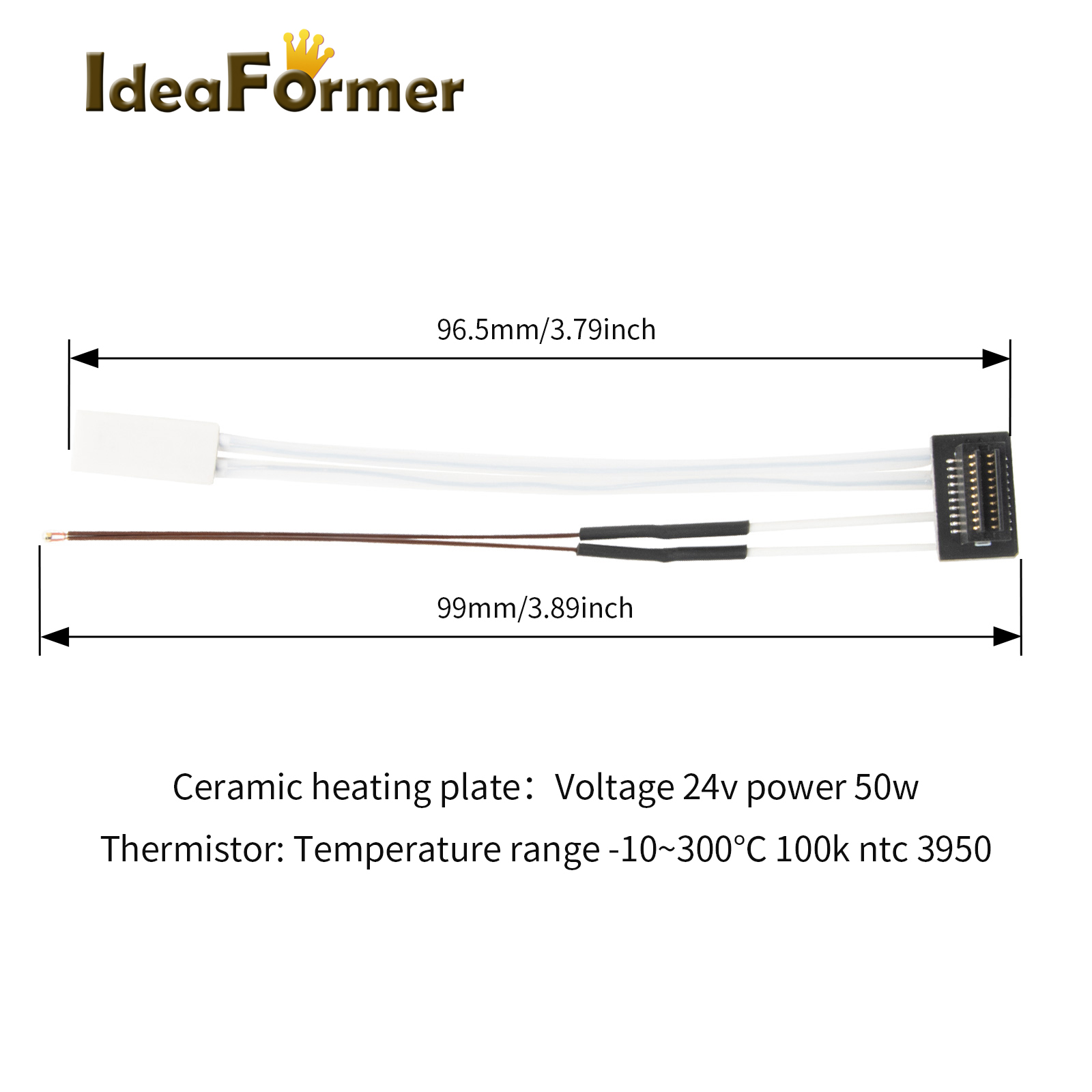 Thermistor For Bambu Lab P1P H - Ceramic Heat Emitter reseña y precio