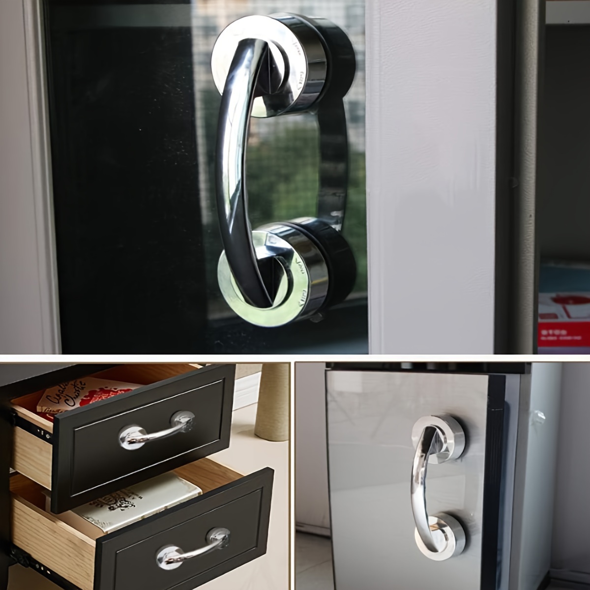 Suction Cup Door Handle No Pun - Glass Door Hinge reseña y precio
