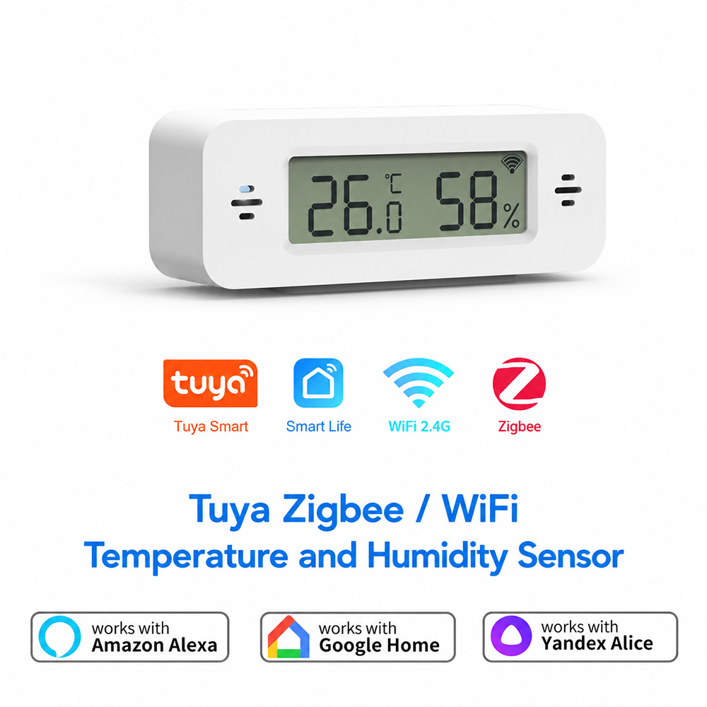 Tuya Zigbee WiFi Mini Temp & H - Digital Hygrometer Probe reseña y precio