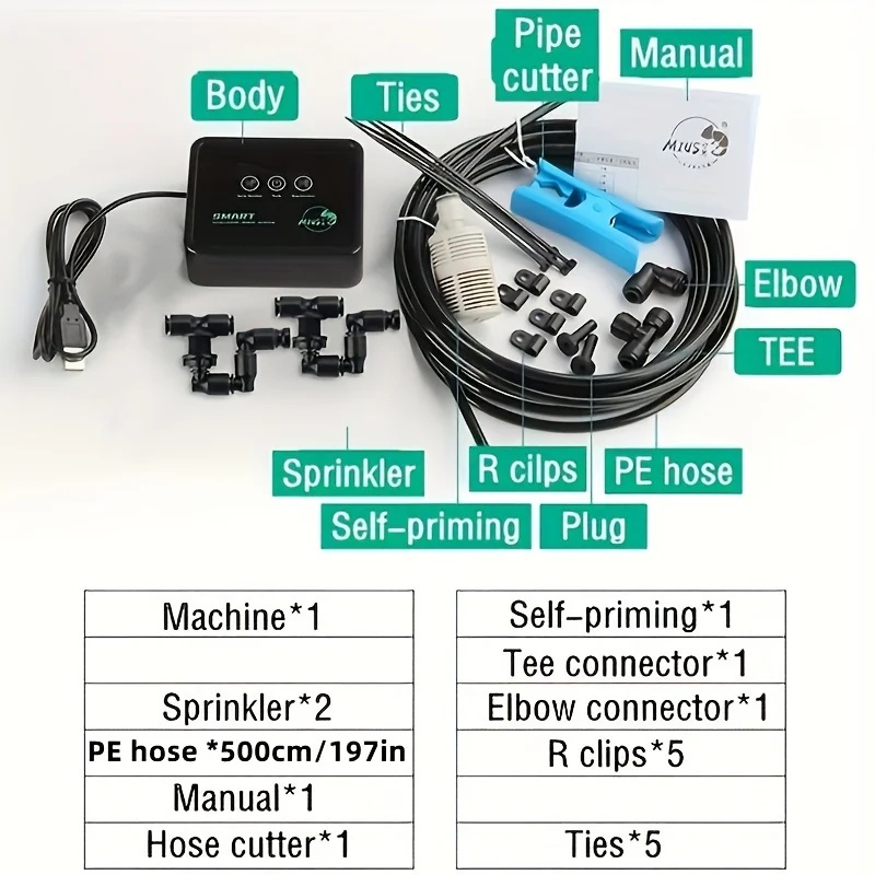 Intelligent Spray System Mist  - Terrarium Fogger Ultrasonic reseña y precio